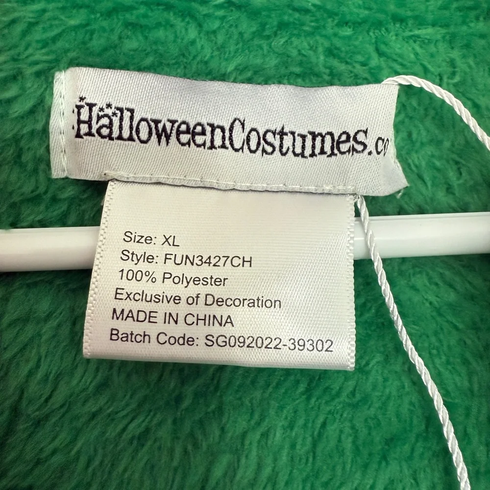 Halloween Costumes Elf Costume Jumpsuit Hooded Red Stripe Belt Junior XL‎